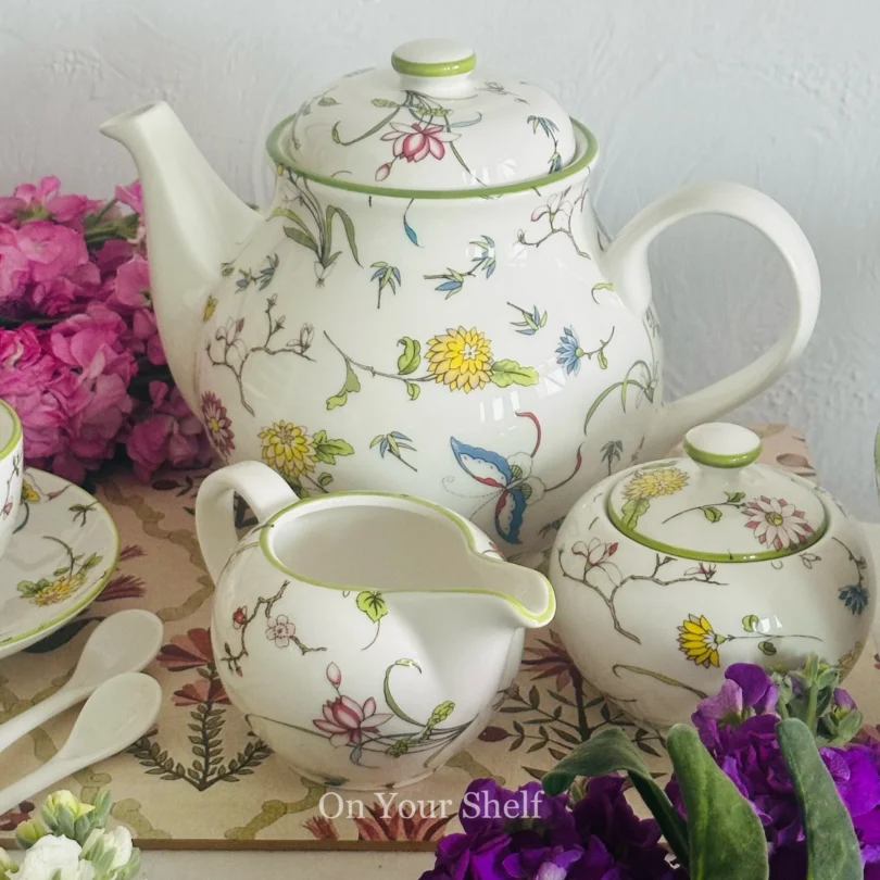 The Botanical Breeze Dinner Set (83 Piece Dinner Set for 8)