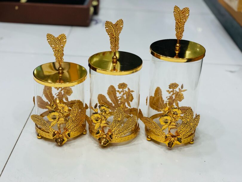 Luxury decorative canister set