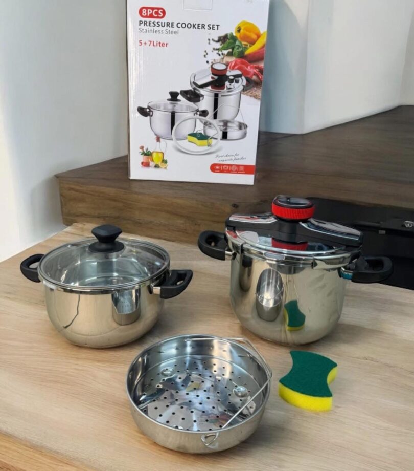 Imported pressure cooker set of 8pcs - Image 2