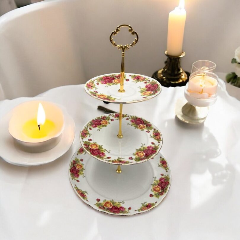 Globally famous evergreen 3 tiers platter