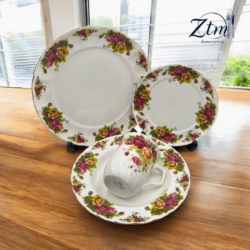 Old country rose classic breakfast set