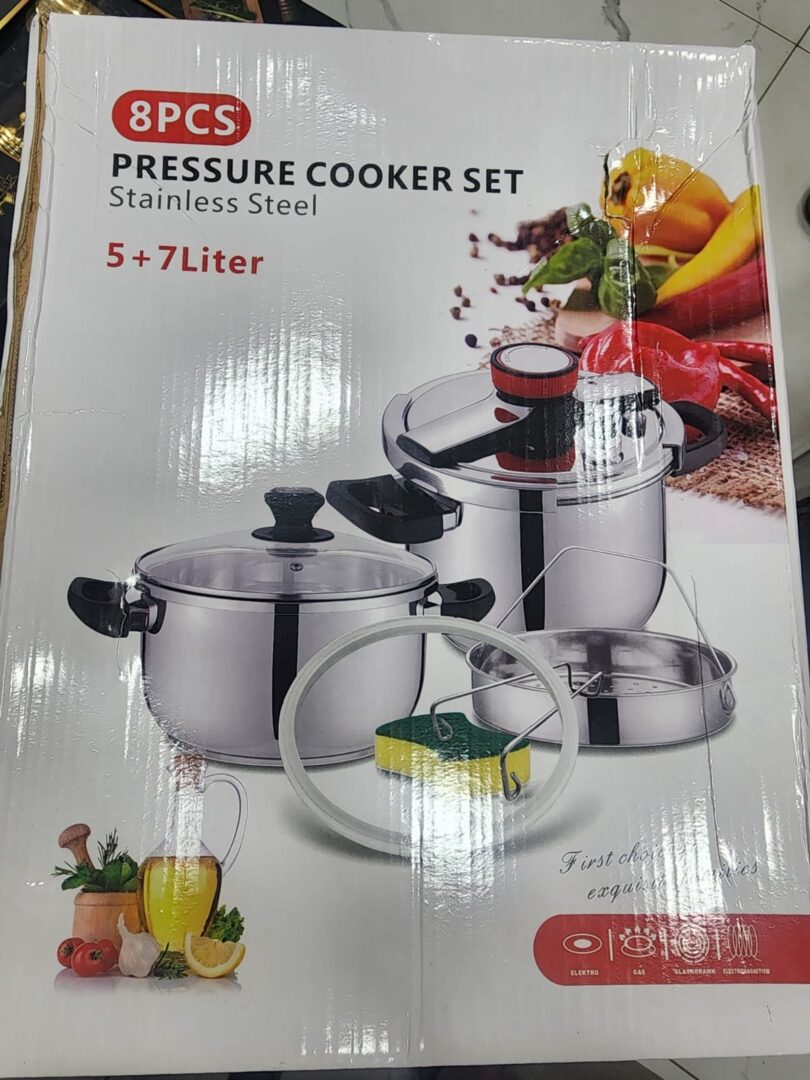 Imported pressure cooker set of 8pcs