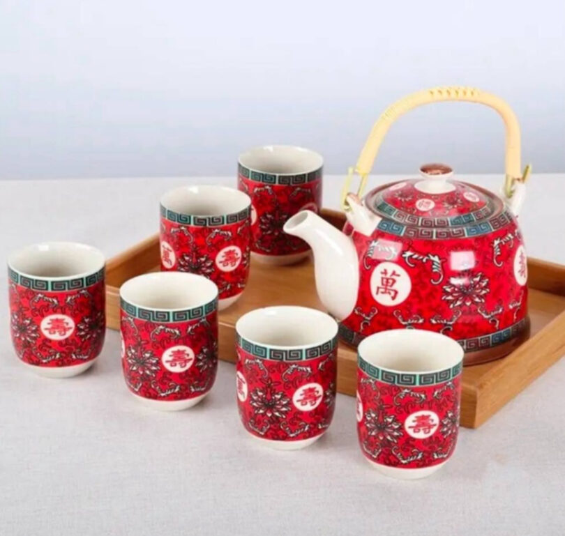 Vintage-style Chinese kehwa set - Image 4