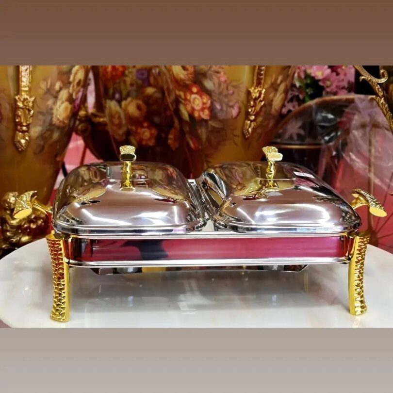 Luxury chafing dish 2 in 1